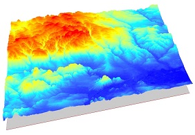 Problem z wyświetleniem zdjęcia: „Numeryczny Model Terenu obszaru doliny Prądnika”